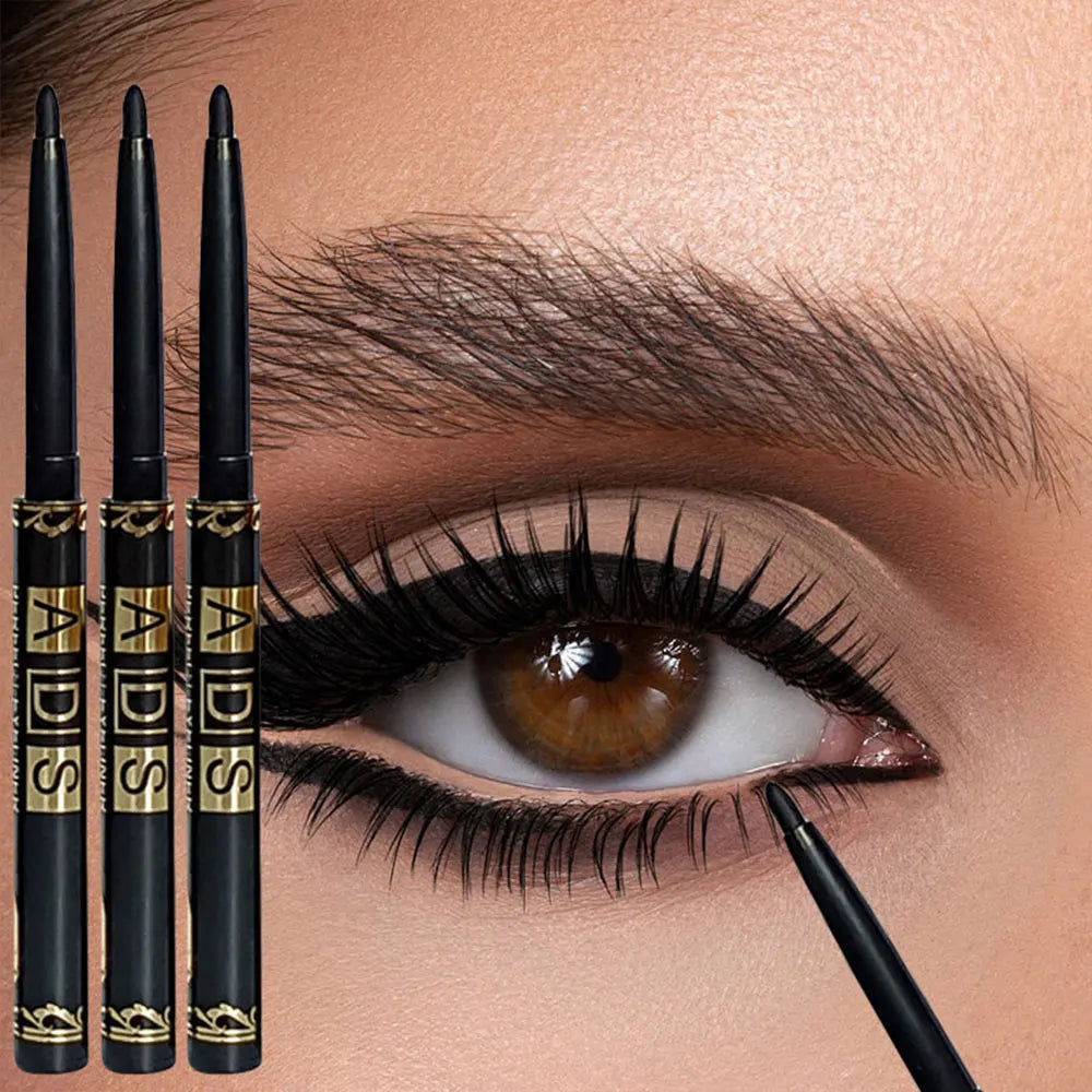 Waterproof Black Eyeliner Pencil Set