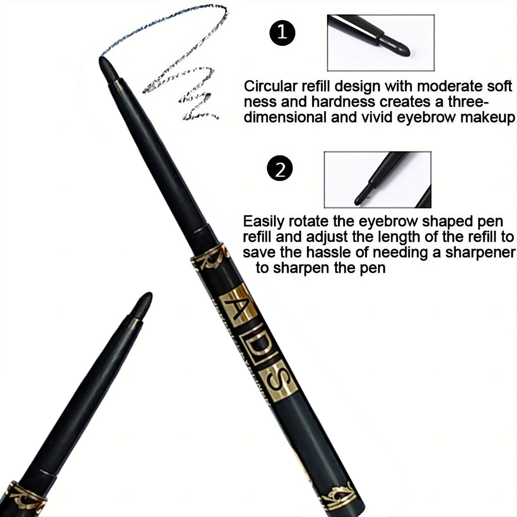 Waterproof Black Eyeliner Pencil Set