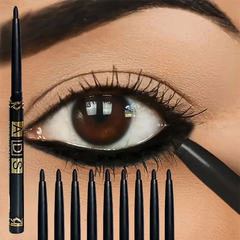 Waterproof Black Eyeliner Pencil Set