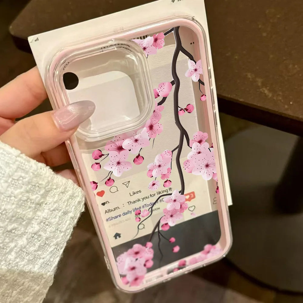 2-in-1 Candy Color Flower Phone Case | iPhone 11–17 Pro Max | Soft TPU